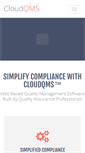 Mobile Screenshot of cloudqms.com